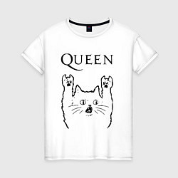 Женская футболка Queen - rock cat