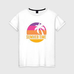 Женская футболка Summer time California