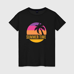 Женская футболка Summer time California