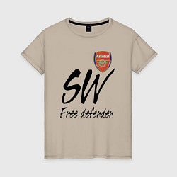 Женская футболка Arsenal - sweeper - England - London