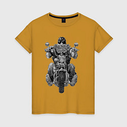 Женская футболка Ride biker