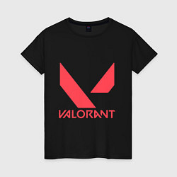 Женская футболка Valorant - logo