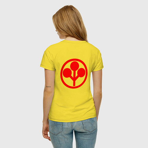 Женская футболка Arasaka uniform / Желтый – фото 4