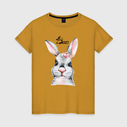 Женская футболка Кролик - символ 2023 года