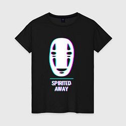 Женская футболка Символ Spirited Away в стиле glitch
