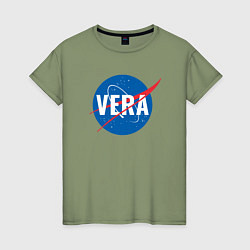 Женская футболка Вера в стиле NASA