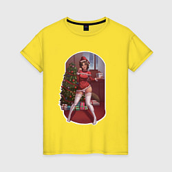 Женская футболка Sexy Christmas girl