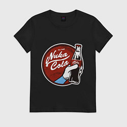 Женская футболка Nuka cola sticker