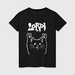 Женская футболка Lordi рок кот