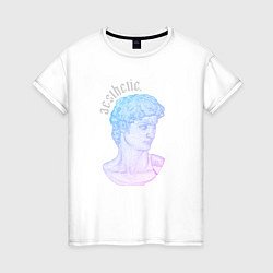 Женская футболка Давид Микеланджело aesthetic