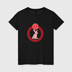 Женская футболка Китайский кролик Год кролика