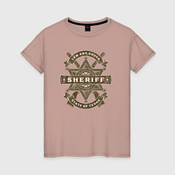 Женская футболка Sheriff