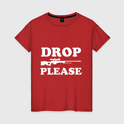 Женская футболка Drop AWP Please