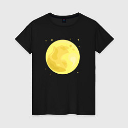 Женская футболка Луна и звезды