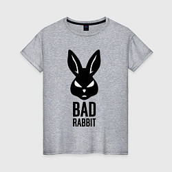 Женская футболка Bad rabbit