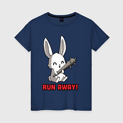 Женская футболка Run away