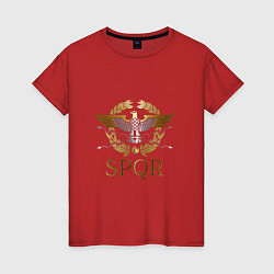 Женская футболка SPQR