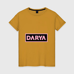 Женская футболка Дарья надпись в стиле blackpink