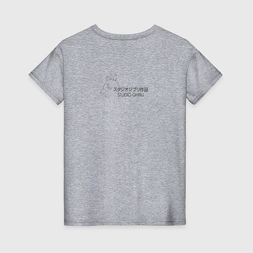 Женская футболка Аниме Принцесса Мононоке / Меланж – фото 2