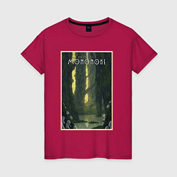 Женская футболка Mononoke poster