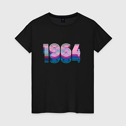 Женская футболка 1964 год ретро неон