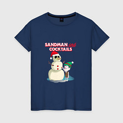 Женская футболка Sandman and cocktails