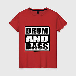 Женская футболка DnB cube