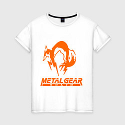Женская футболка Metal Gear Solid Fox