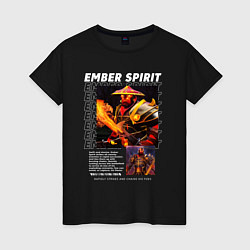 Женская футболка Ember Spirit Dota2