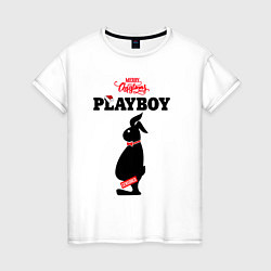 Женская футболка Толстяк playboy