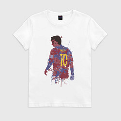 Женская футболка Color Messi