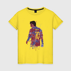 Женская футболка Color Messi