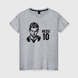 Женская футболка Messi 10