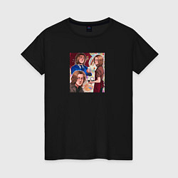 Женская футболка Удивительный мир Ксавье - Уэнсдей