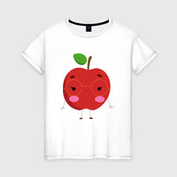 Женская футболка Просто яблоко