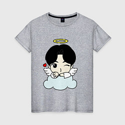 Женская футболка Jin - ангелочек из бтс