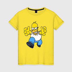 Женская футболка Сердитый Гомер Симпсон - крутой чувак