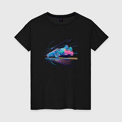 Женская футболка Back to the Future делориан