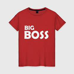 Женская футболка Большой босс - светлая