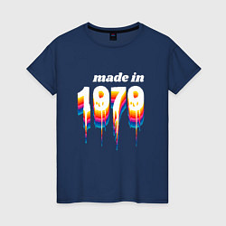 Женская футболка Made in 1979 liquid art