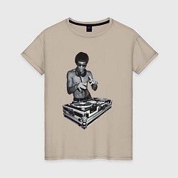 Женская футболка DJ Bruce Lee