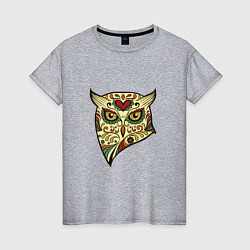 Женская футболка Owl color