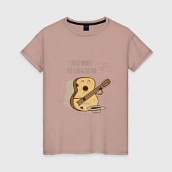 Женская футболка Нужна новая гитара