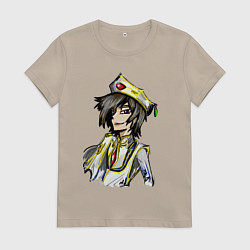 Женская футболка Лелуш в белом