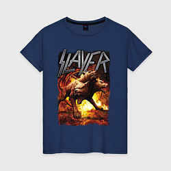Женская футболка Slayer rock