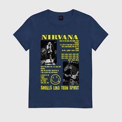 Женская футболка Nirvana SLTS