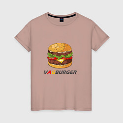 Женская футболка VAGBURGER