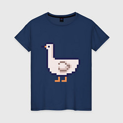Женская футболка Птица Чайка Пиксели