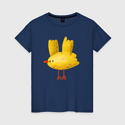 Женская футболка Желтая птичка