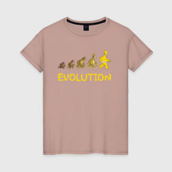Женская футболка Эволюция Гомера